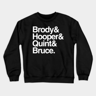 Jaws - Brody and Hooper and Quint and Bruce Crewneck Sweatshirt